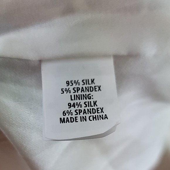 ST. JOHN Budding Floral Silk Charmeuse Sheath Marked down By $140 - Picture 8 of 12